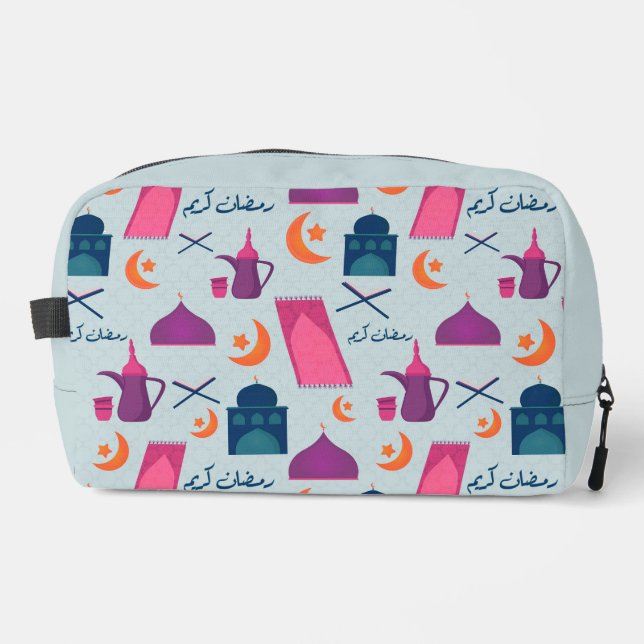 Happy Ramadan Pattern Dopp Kit (Front)