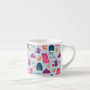 Happy Ramadan Pattern Espresso Cup