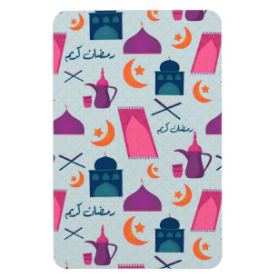 Happy Ramadan Pattern Magnet