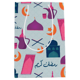 Happy Ramadan Pattern Medium Gift Bag