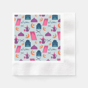 Happy Ramadan Pattern Napkin