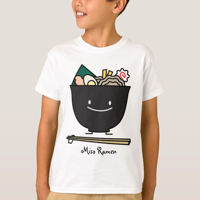Happy Ramen Bowl T-Shirt (Front)
