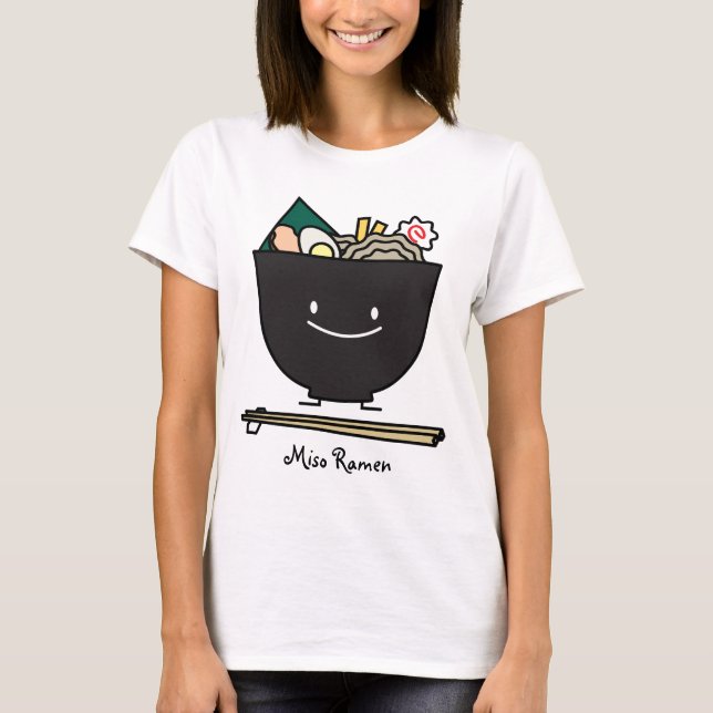 Happy Ramen Bowl T-Shirt (Front)