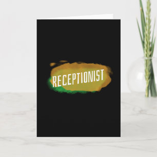 Happy Receptionist day Administrative professional Card