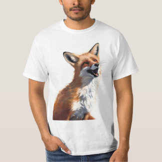 Happy Red Fox OWN ART Vixen Wild Nature T-Shirt