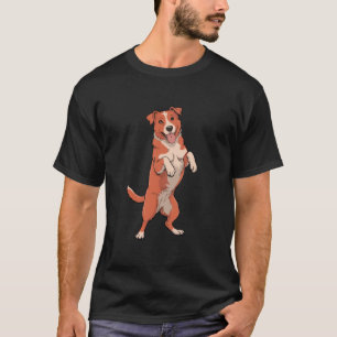 Happy Red Heeler Dog Mum Dad Family Matching Cool T-Shirt