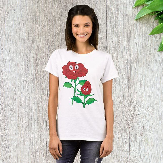 Happy Red Roses T-Shirt (Creator Uploaded)