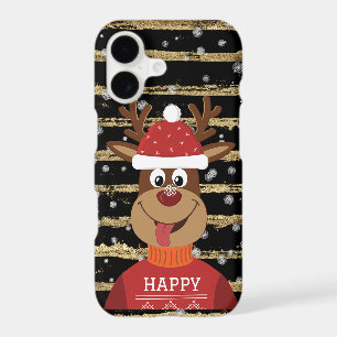 Happy Reindeer In the Snow