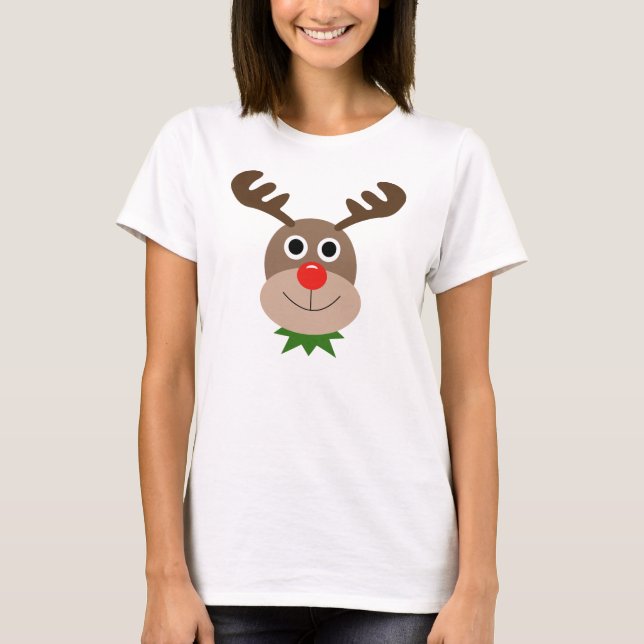 Happy reindeer T-Shirt (Front)