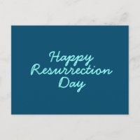 Happy Resurrection Day in Blue
