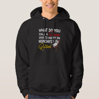 Happy Retire  Retirement Retired Dog Hoodie