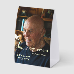 Happy retirement add name photo years of service r