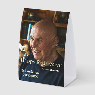 Happy retirement add name photo years of service r