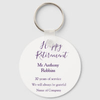 Happy retirement add name years of service retired