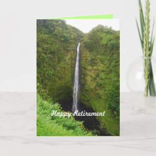 Happy Retirement, Akaka Falls, Hawaii, Card