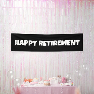 HAPPY RETIREMENT BANNER