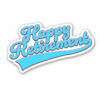 Happy Retirement Blue edition