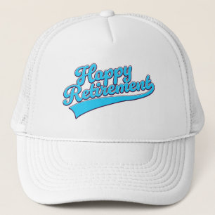 Happy Retirement Blue edition Trucker Hat
