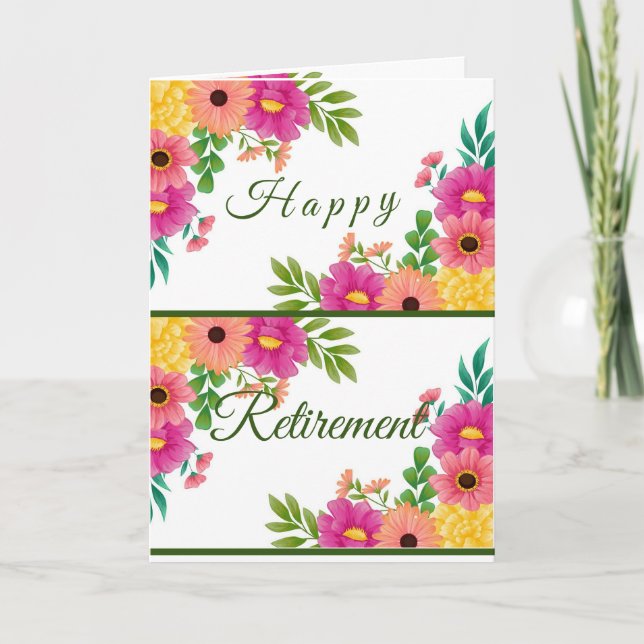 Happy Retirement Card (Front)