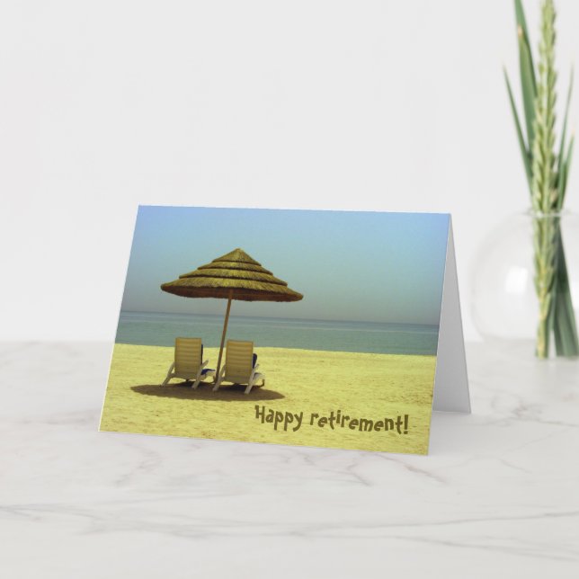 Happy retirement! card (Front)