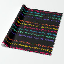 Happy Retirement Colourful Design