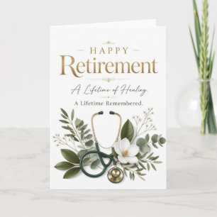 Happy Retirement Doctor Card