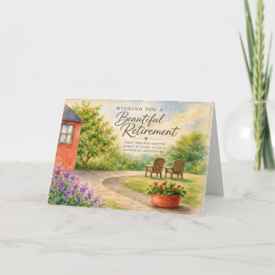 Happy Retirement Enjoy Peaceful Lifestyle Card