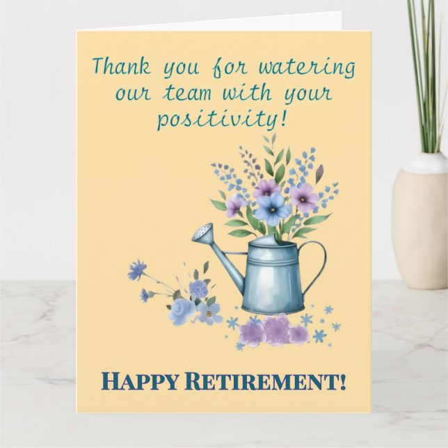 Happy Retirement for a Colleague or Friend Card (Front)