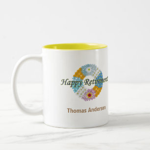 Happy Retirement gift Two-Tone Coffee Mug