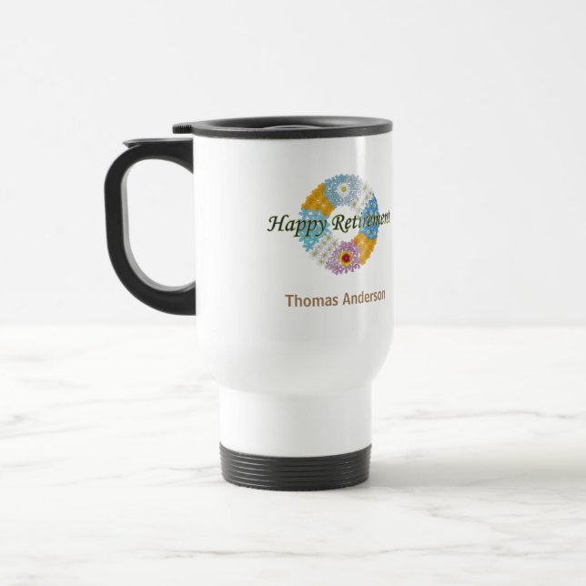 Happy Retirement gift Two-Tone Coffee Mug (Left)