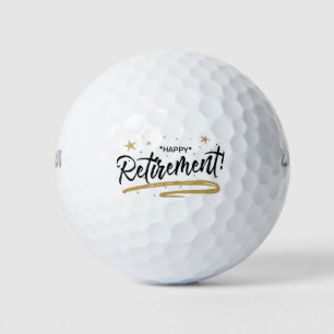***HAPPY RETIREMENT** GOLF BALLS
