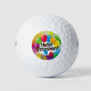 Happy Retirement Golf Balls