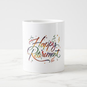 Happy Retirement Large Coffee Mug