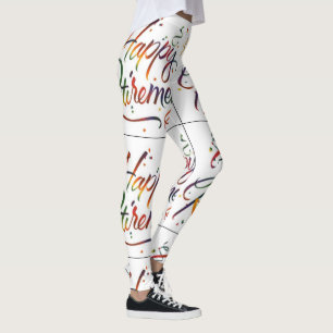 **HAPPY RETIREMENT** LEGGINGS