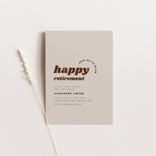 Happy Retirement Party Invitation