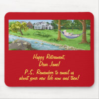 Happy Retirement Personalise (Lady in Hammock)
