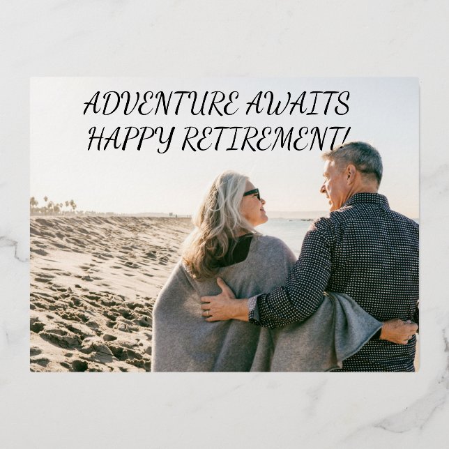 HAPPY RETIREMENT POSTCARD (Front)
