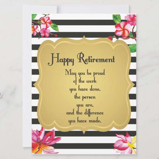 happy retirement quote farewell gift card zazzlecouk