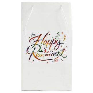 Happy Retirement Small Gift Bag