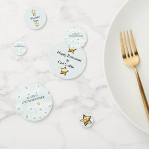 Happy Retirement Stars Confetti