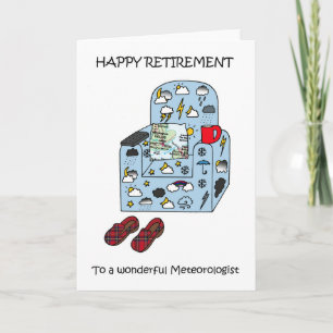 Happy Retirement to Meteorologist Card