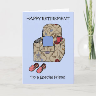 Happy Retirement to Special Friend Cartoon Card