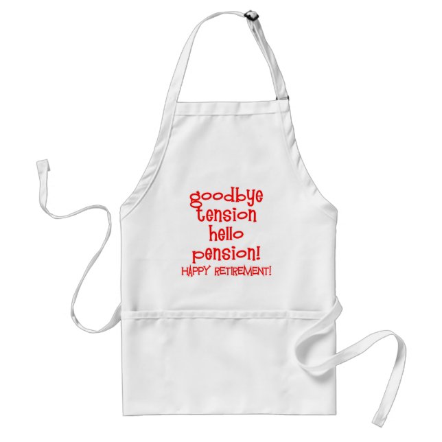 Happy Retirement! Tshirts and Retiree Gifts Standard Apron (Front)