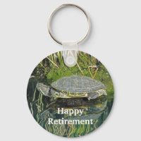 Happy Retirement Turtle Water Reflection Wildlife