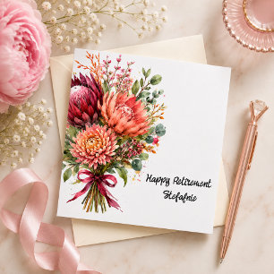 Happy Retirement Woman Coworker Card for Her