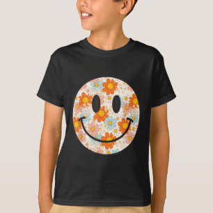 Happy Retro Daisy Smile Face Preppy Aesthetic Men T-Shirt