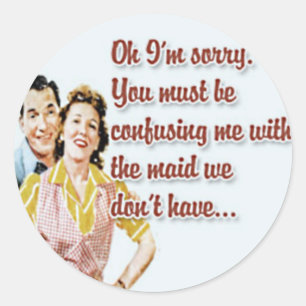Happy Retro Housewife Stickers 2