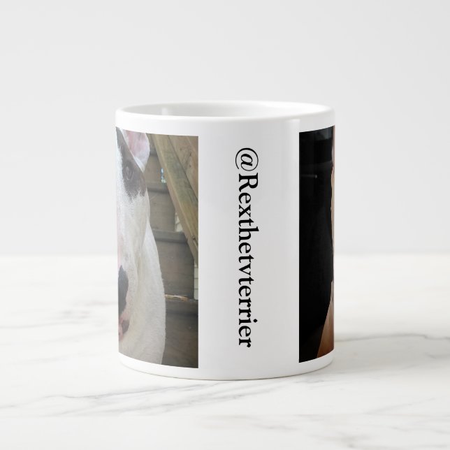 Happy Rex close-up mug (Front)