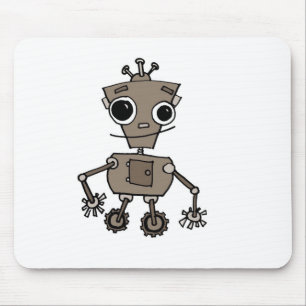 Happy Robot Mouse Mat