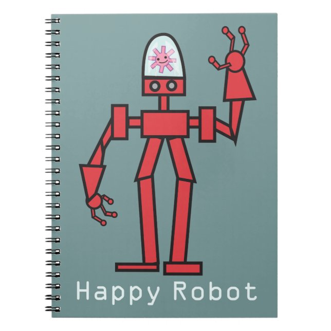 Happy Robot Notebook (Front)